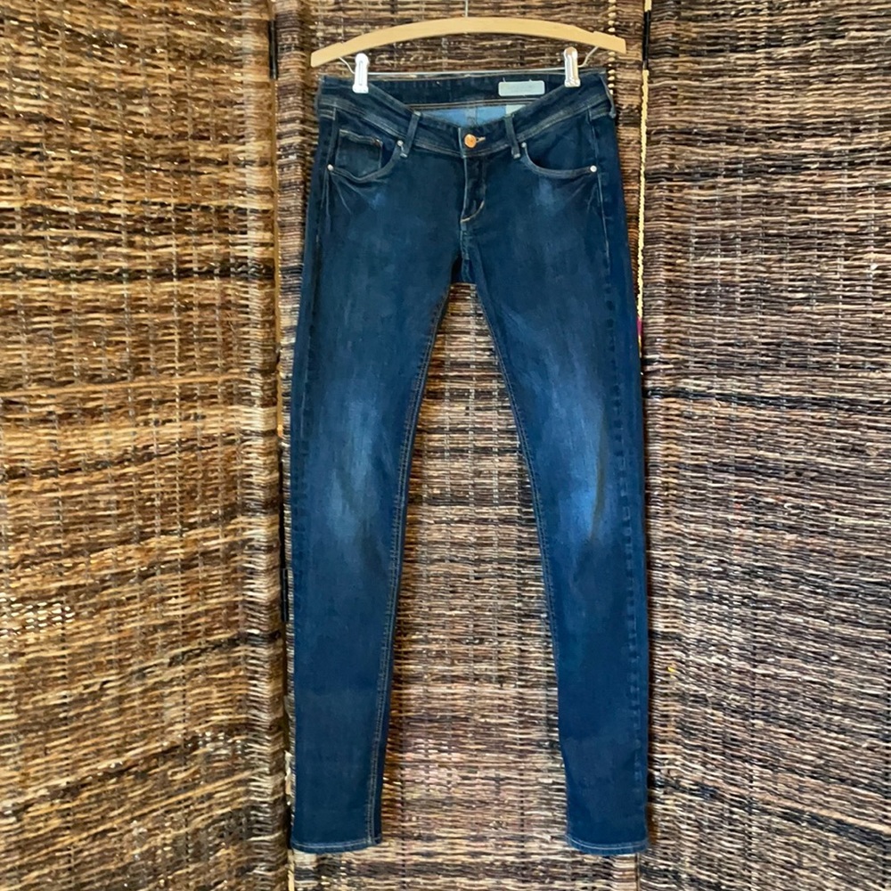 H&M Dark Wash Super Skinny 28 x 34 Jeans